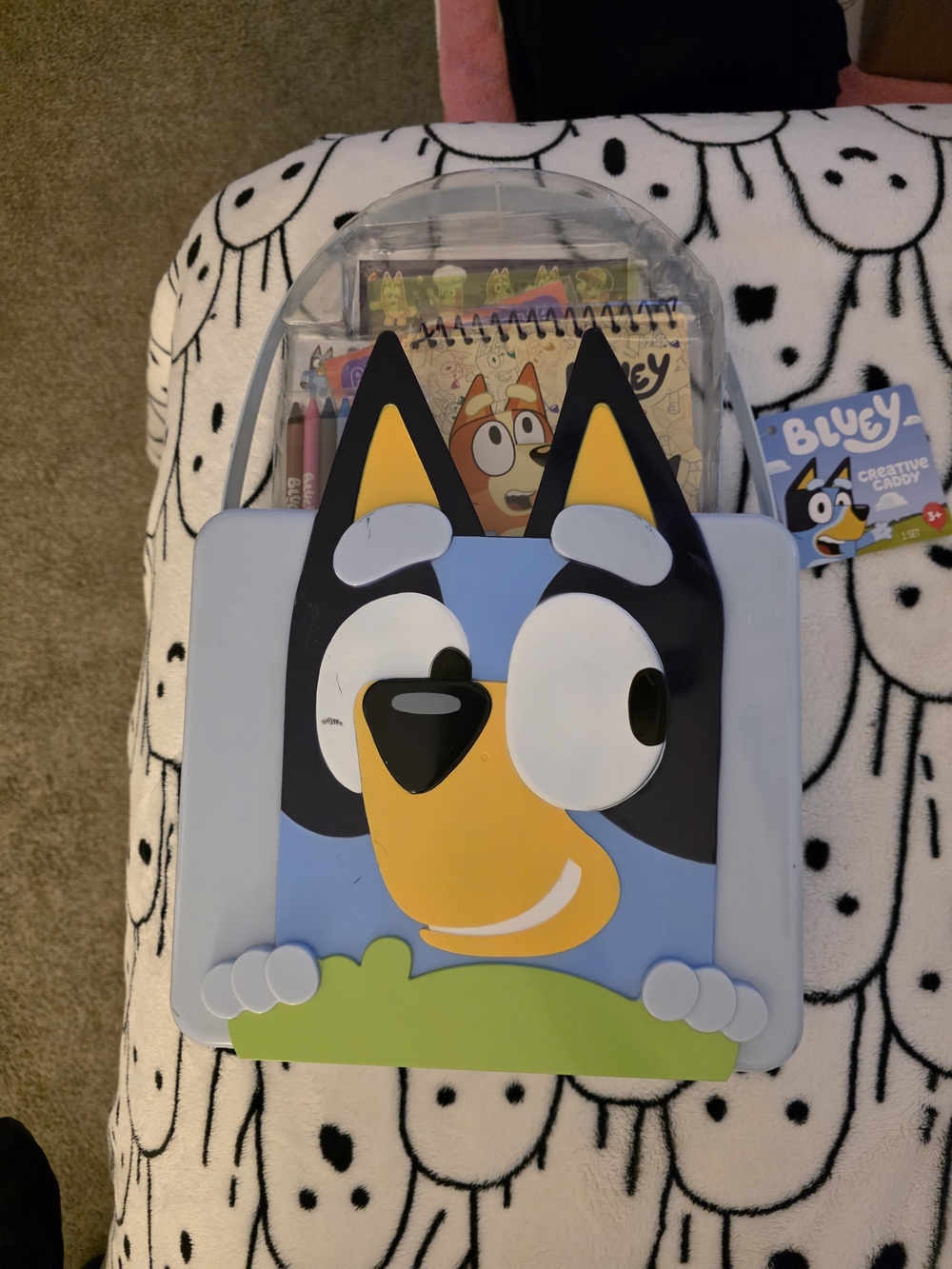 BLUEY Kids Activity Kit - Blue and Yellow